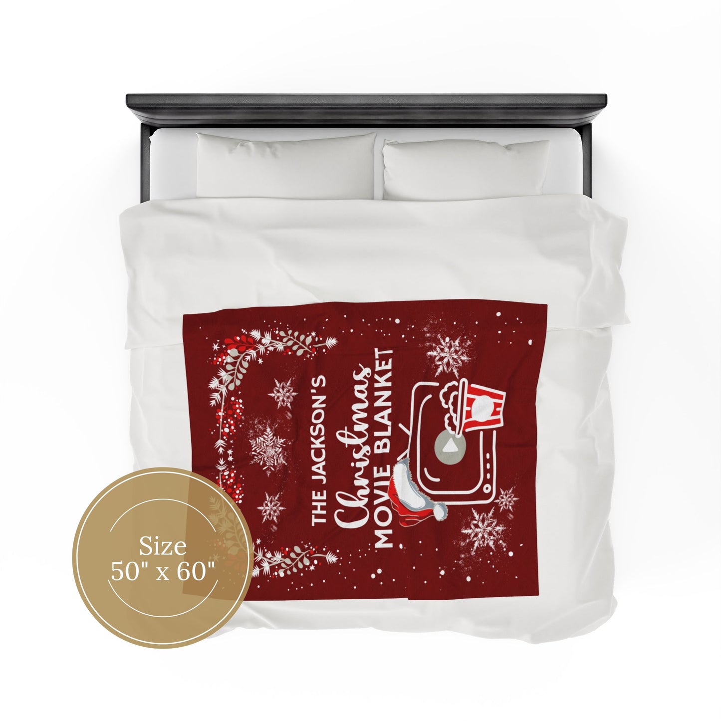 Custom Christmas Movie Blanket
