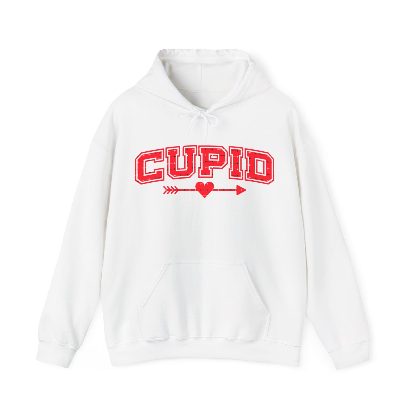 Cupid Valentine Shirt Retro Romantic Womens Hoodie