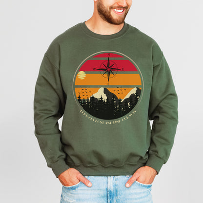 Mountain Sweatshirt Nature Lover Gift