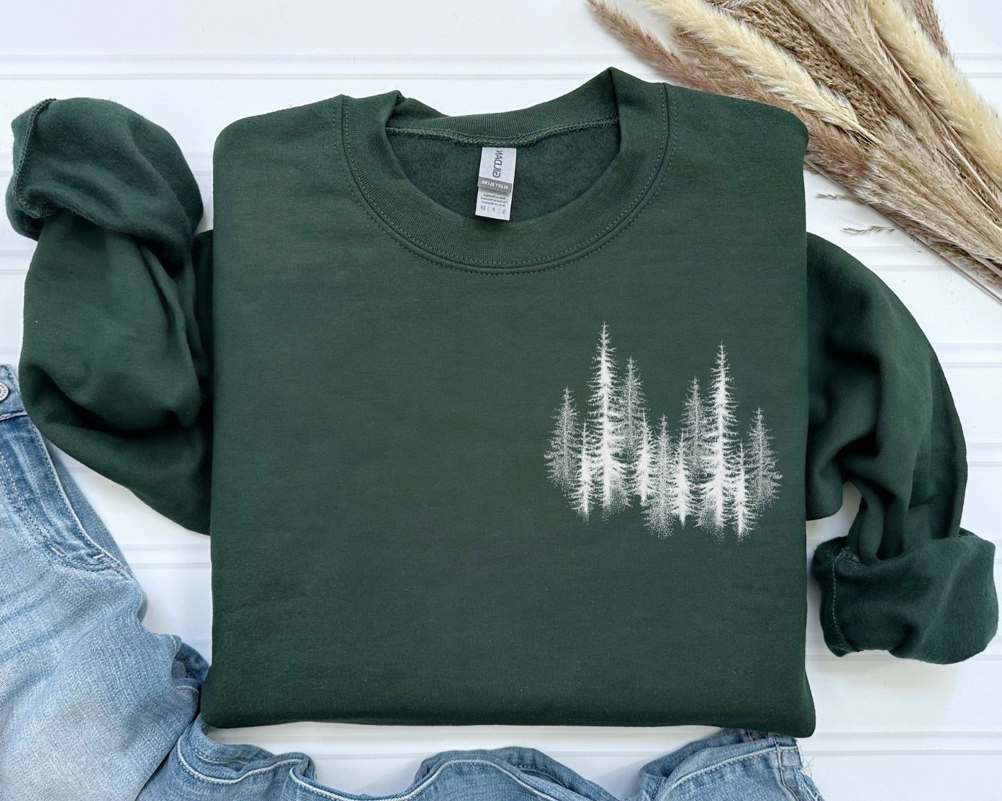 Winter Pine Sweatshirt Nature Lover Gift