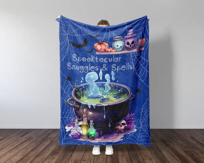 Halloween Blanket Spooky Movie Night Blanket