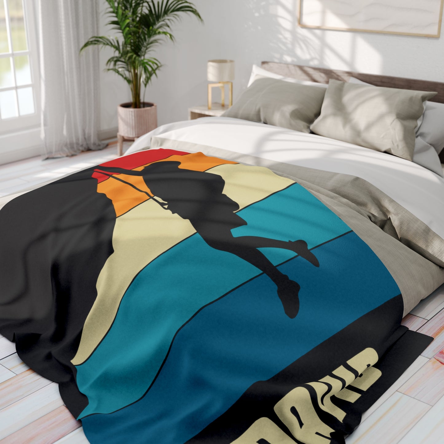 Personalized Rock Climbing Blanket Gift For Climbers