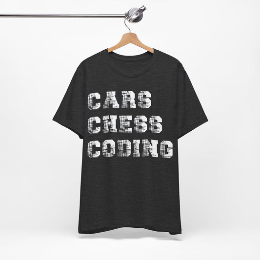 Cars Chess Coding T-Shirt
