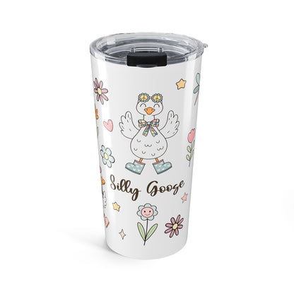 Floral Silly Goose 20 oz Tumbler