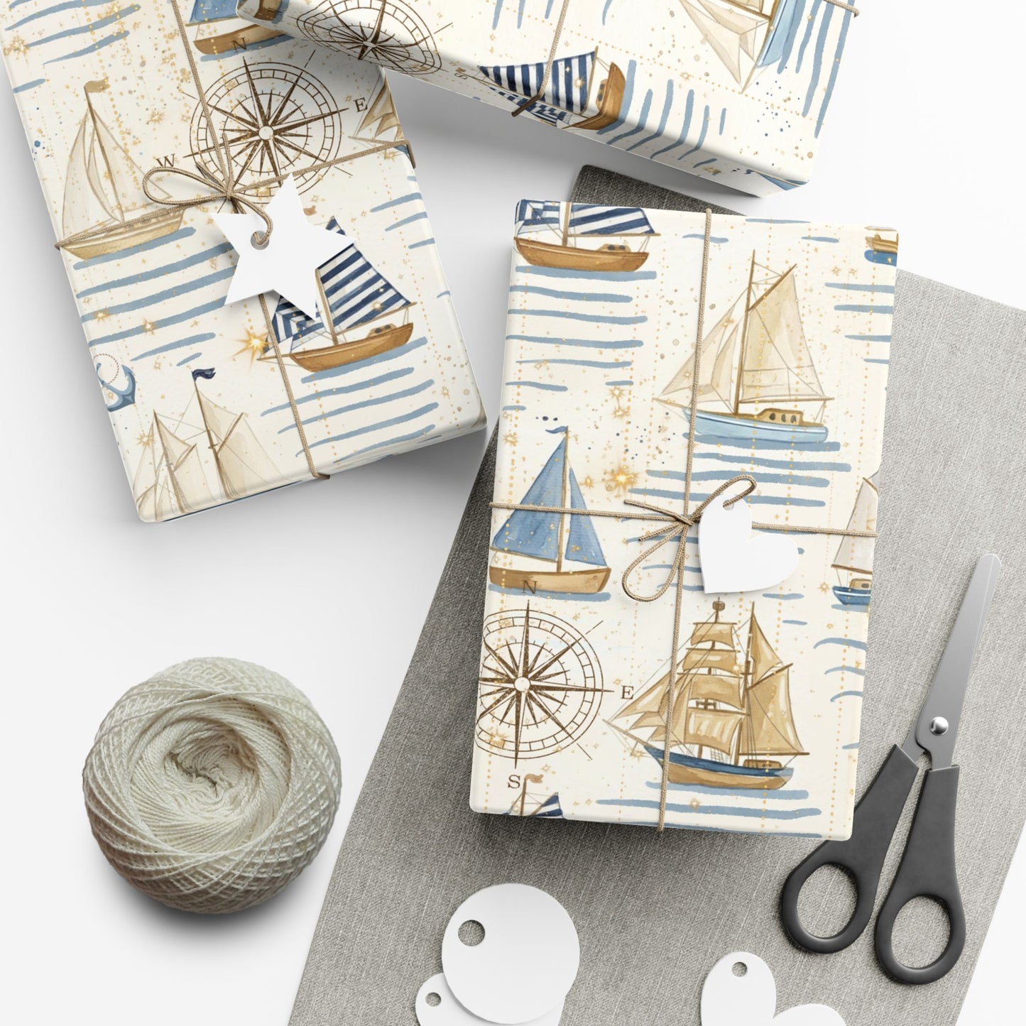 Sailboat Gift Wrapping Paper