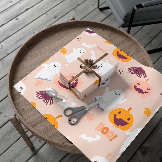 Cute Halloween Gift Wrapping Paper