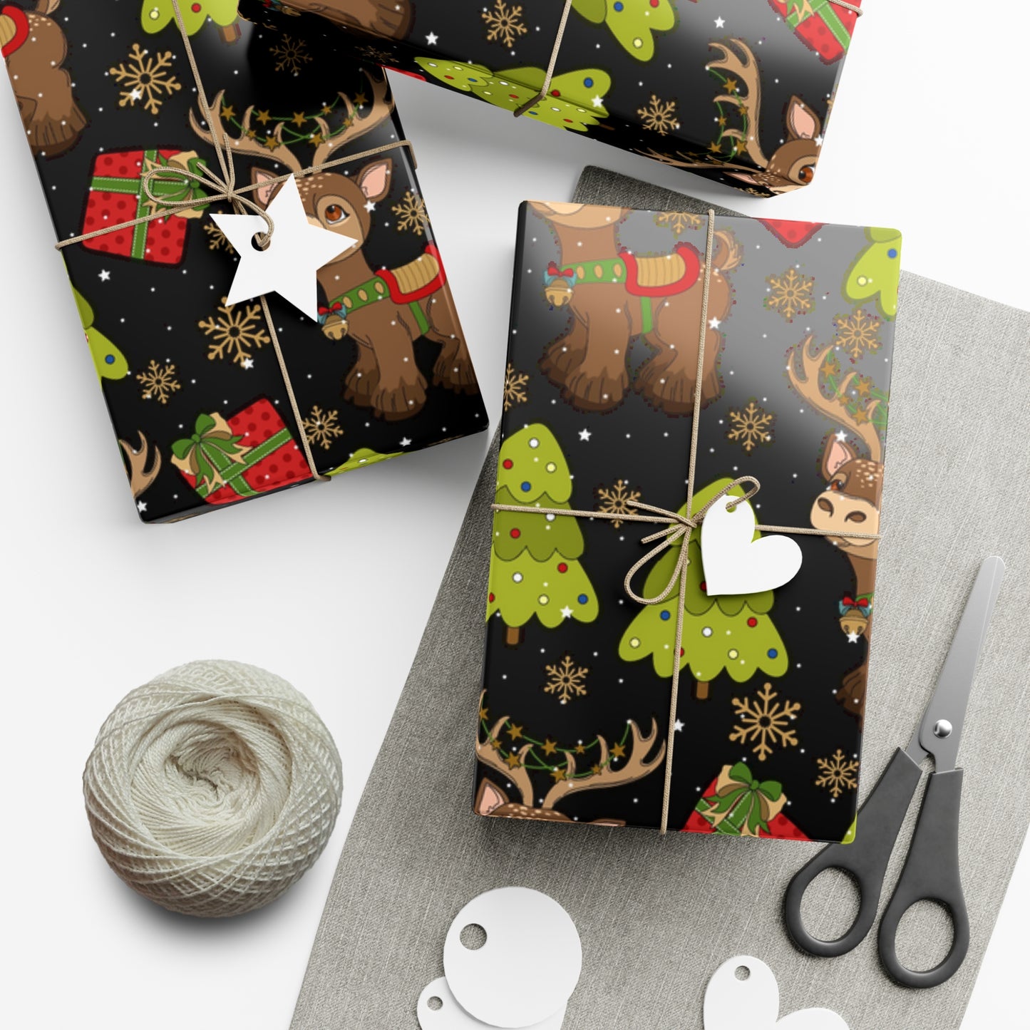 Christmas Reindeer Wrapping Paper