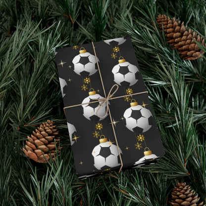 Soccer Christmas Wrapping Paper