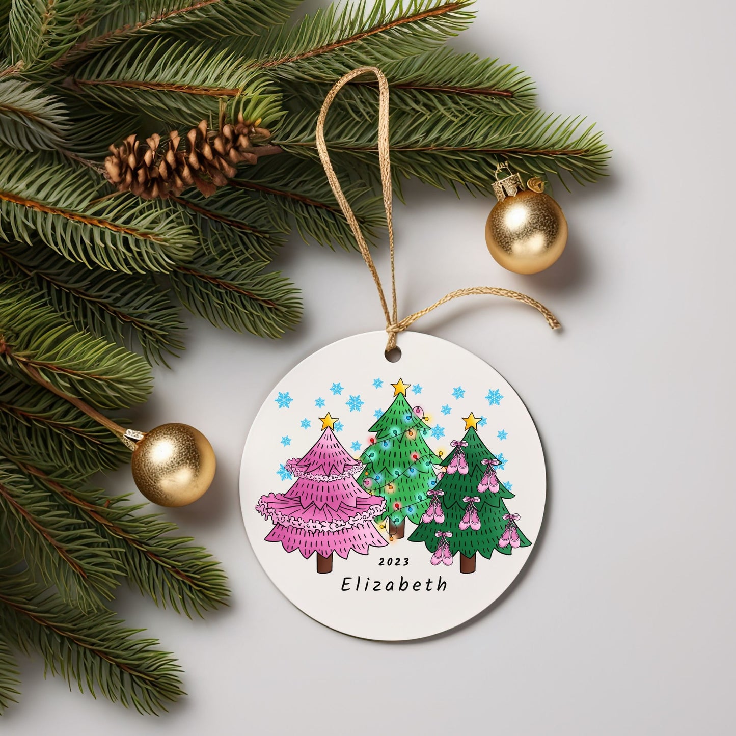 Personalized Dance Christmas Ornament