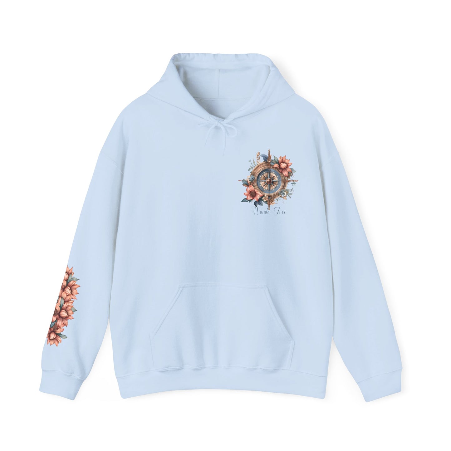 Wander Floral Compass Hoodie