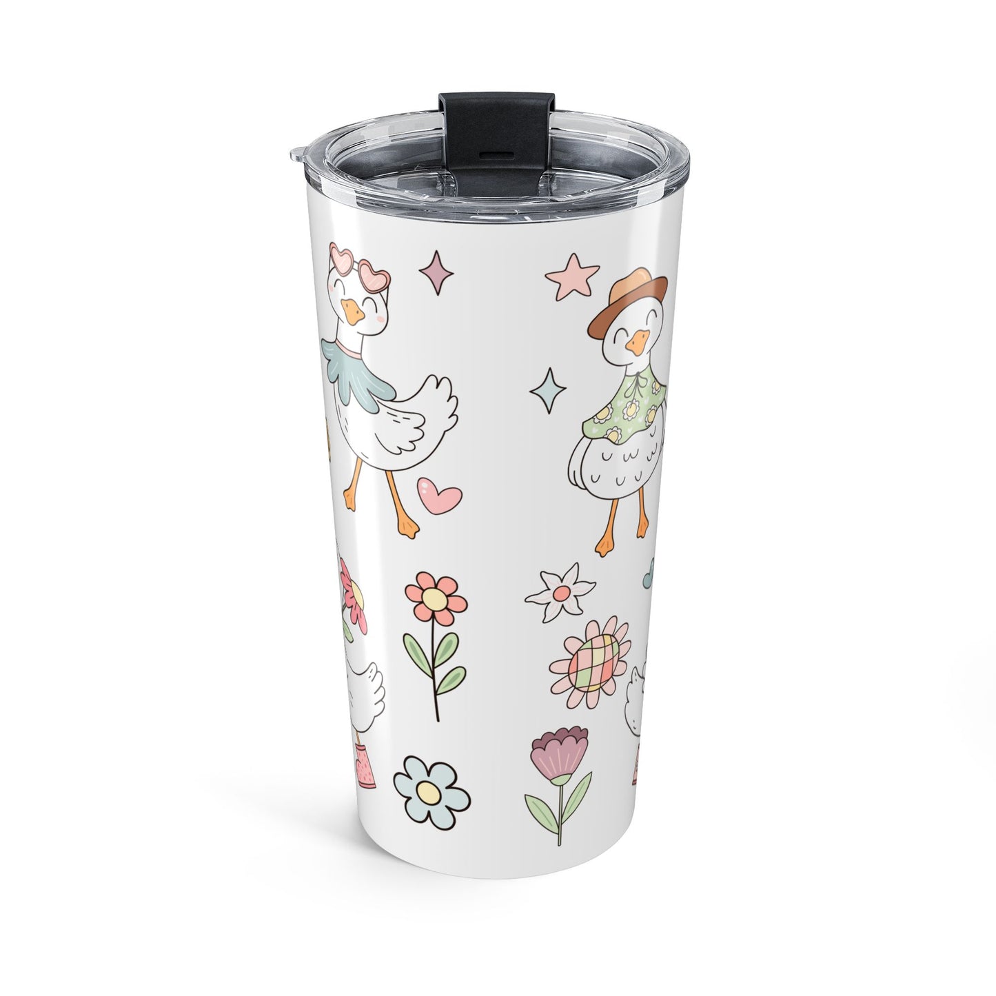 Floral Silly Goose 20 oz Tumbler