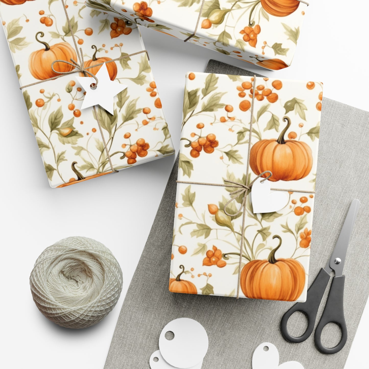 Halloween Wrapping Paper Holiday Wrapping Paper Roll Pumpkin Wrapping Paper 6 Foot Roll Gift Wrapping Paper Autumn Wrapping Paper