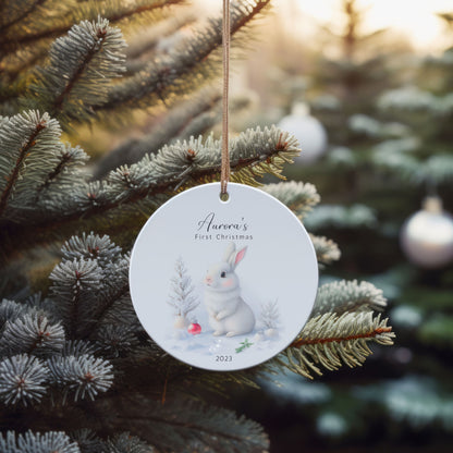 Baby First Christmas Ornament Personalized Keepsake