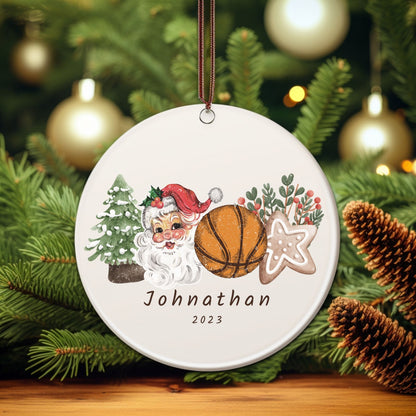 Personalized Basketball Ornament Basketball Player Gift