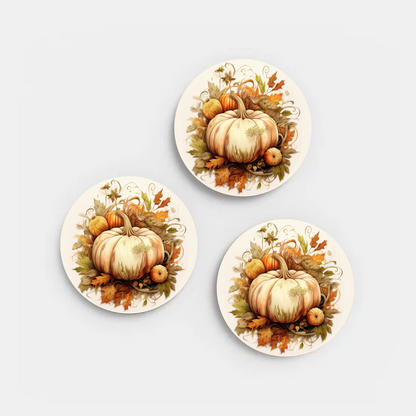 Bone China Boho Pumpkin Plates Fall Decor