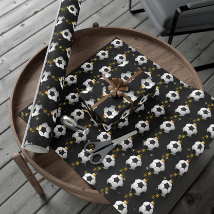 Soccer Christmas Wrapping Paper