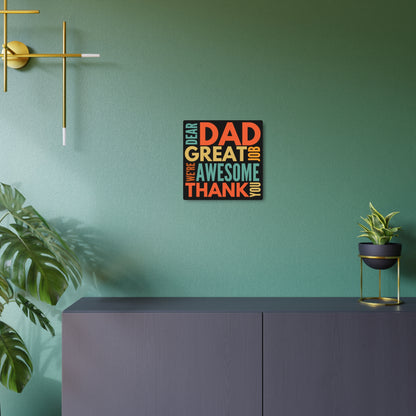 Metal Wall Art Dad Gift From Kids Funny Man Cave Sign Stepdad Gift Sarcastic Gift From Son Shop Sign Birthday Gift For Him From Daughter