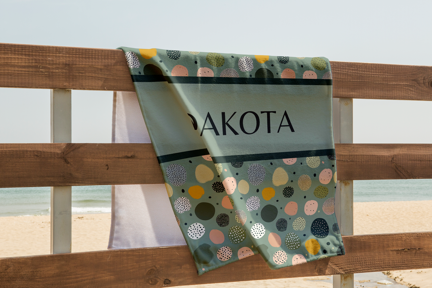 Personalized Beach Towel Custom Summer Gift,