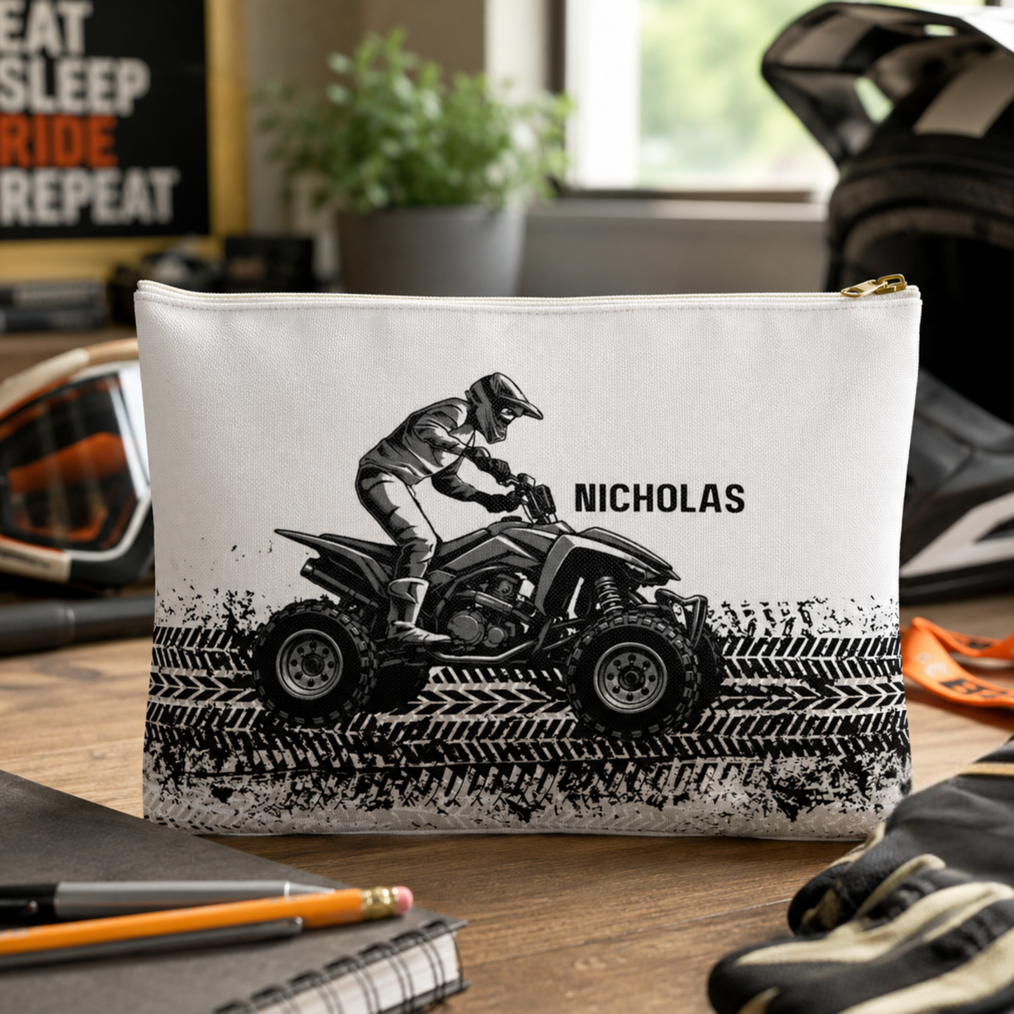 Custom ATV Pencil Case