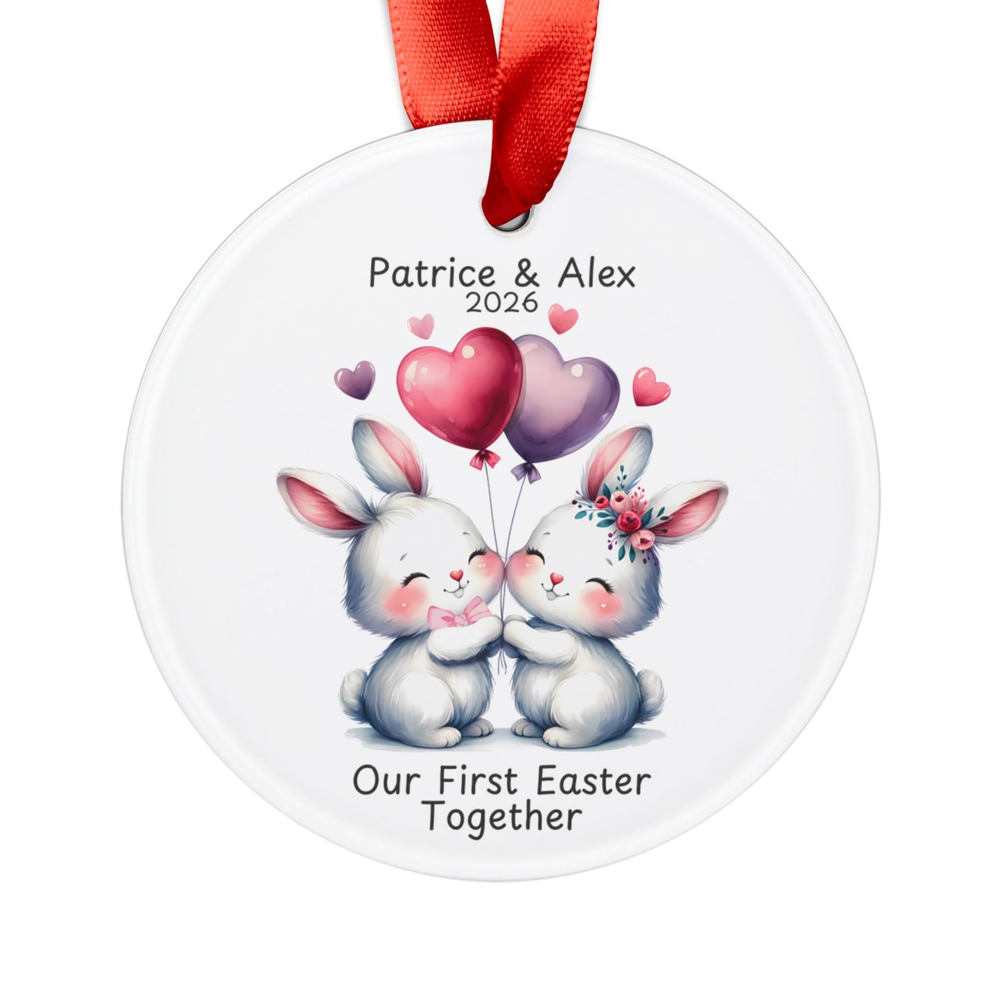 Personalized Our First Easter Together Ornament