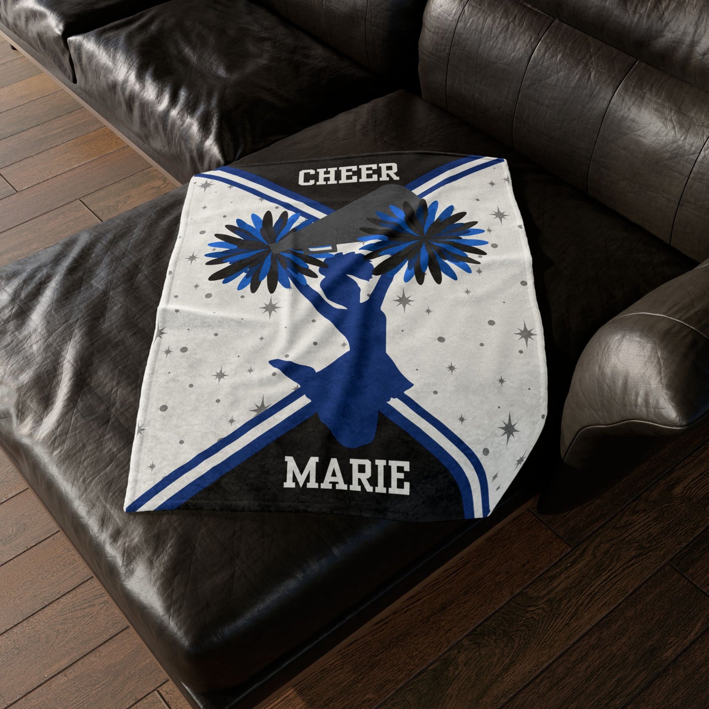 Personalized Cheerleader Blanket