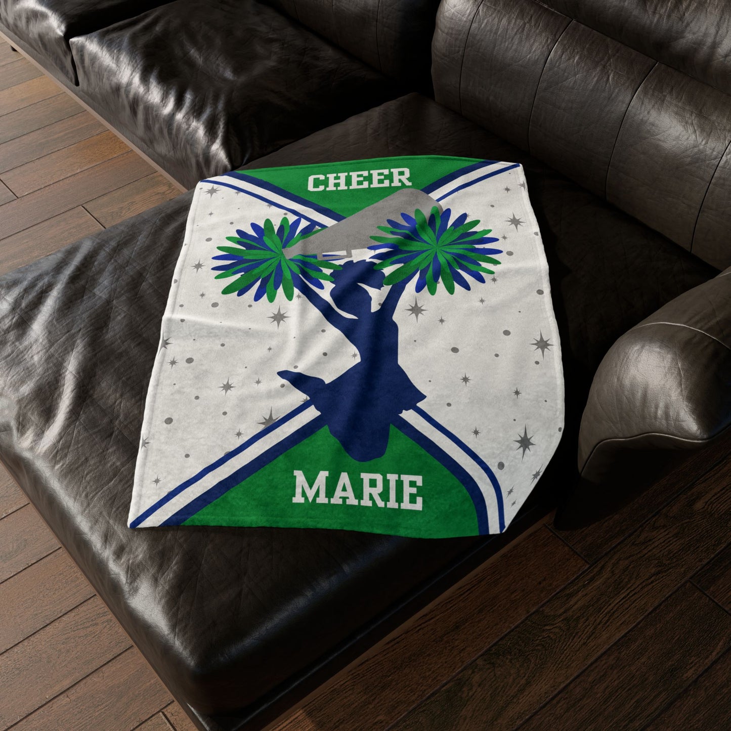 Personalized Cheerleader Blanket