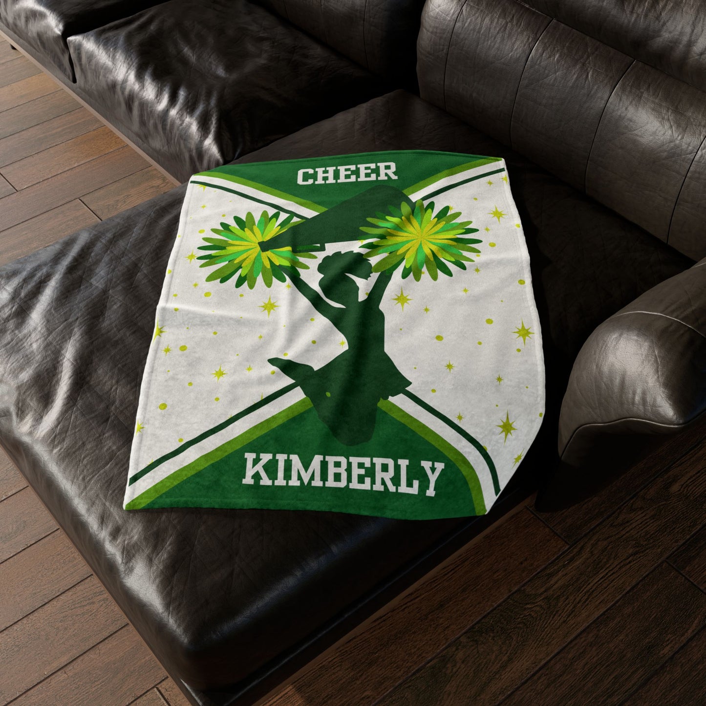 Personalized Cheerleader Blanket