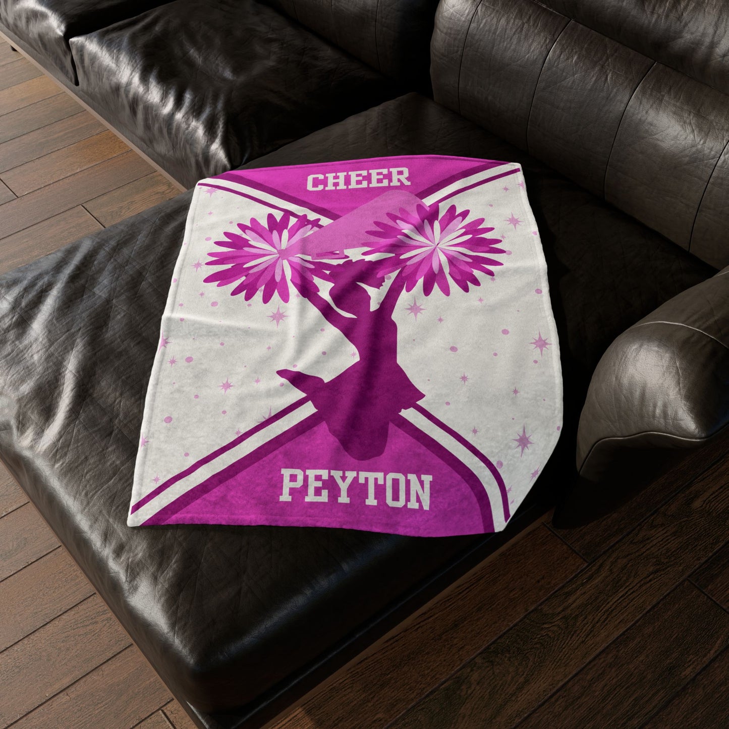 Personalized Cheerleader Blanket