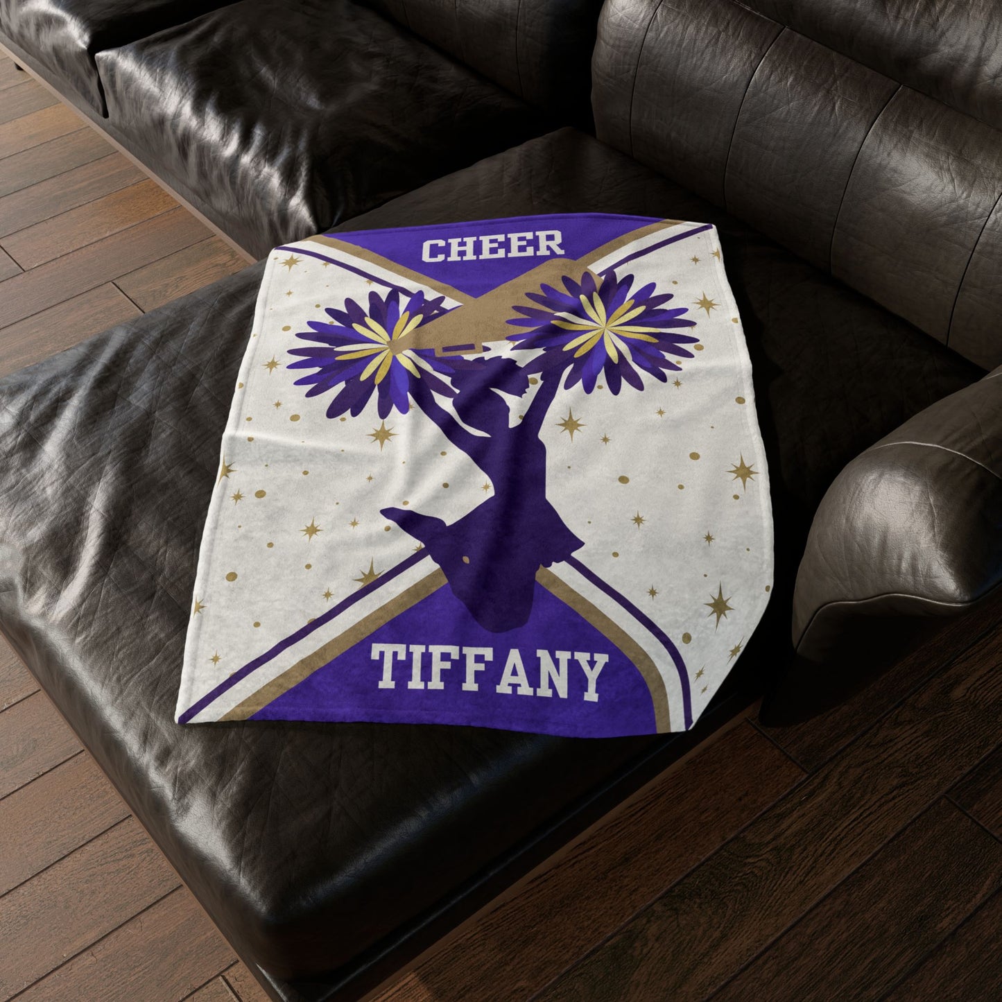 Personalized Cheerleader Blanket