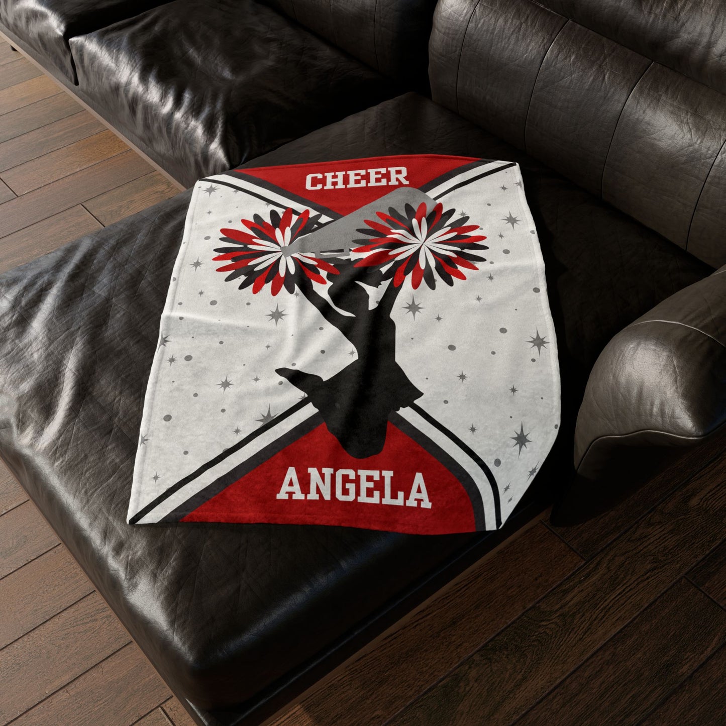 Personalized Cheerleader Blanket