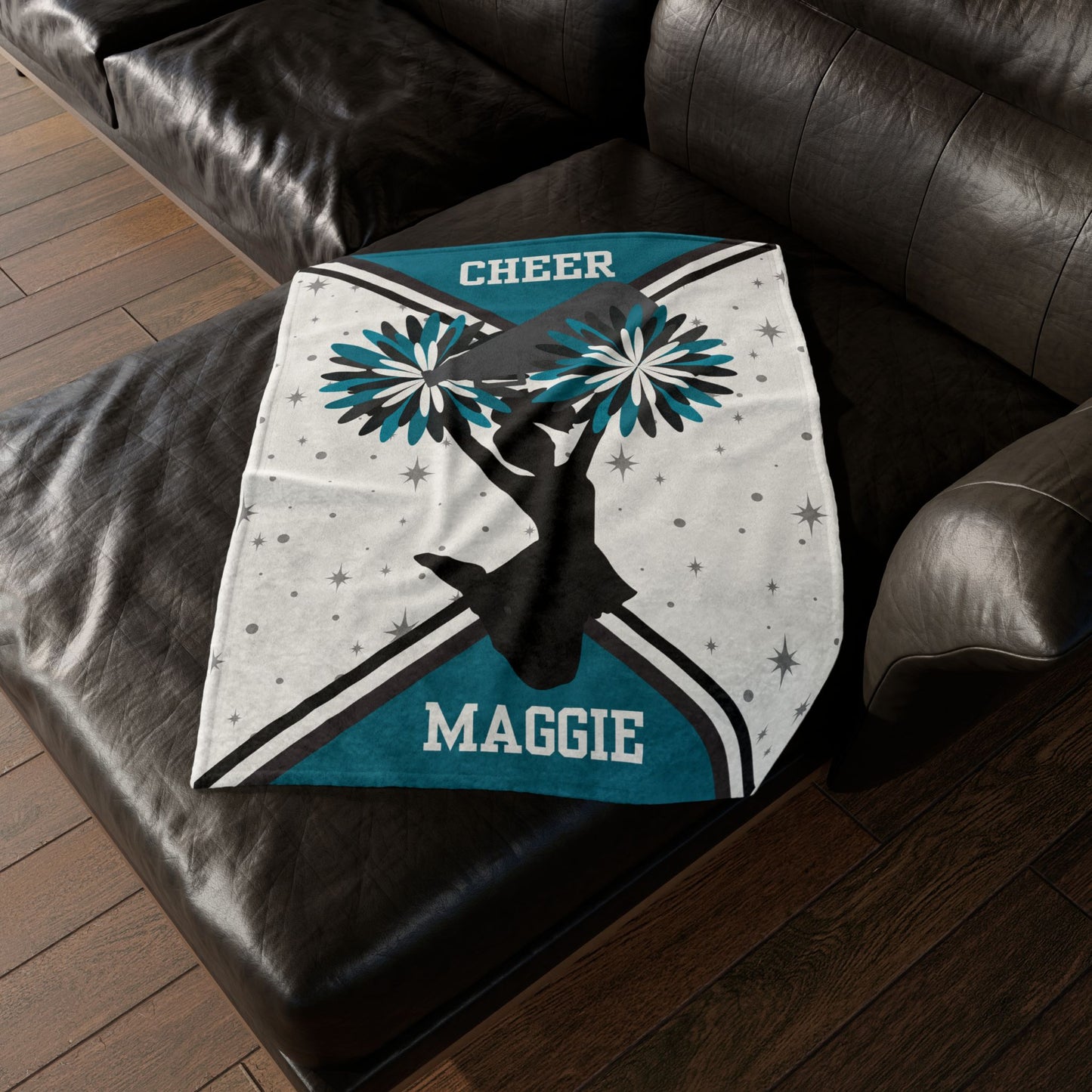 Personalized Cheerleader Blanket