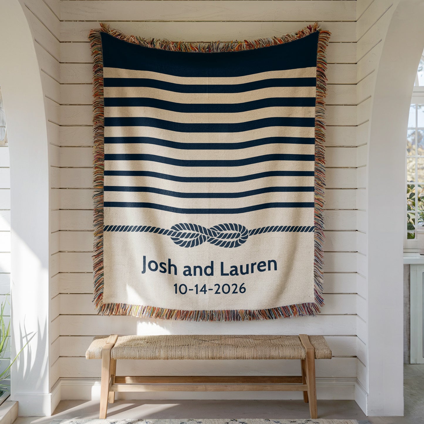 Tie The Knot Woven Blanket