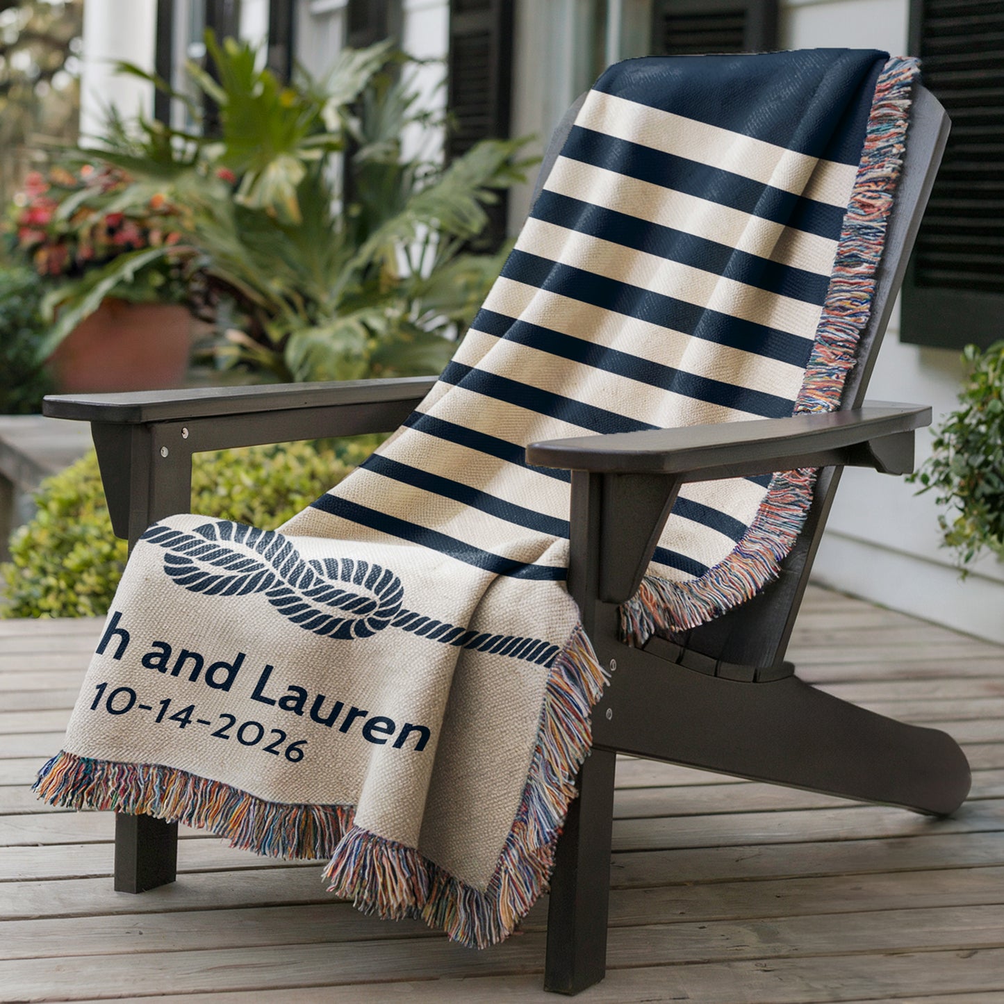 Tie The Knot Woven Blanket
