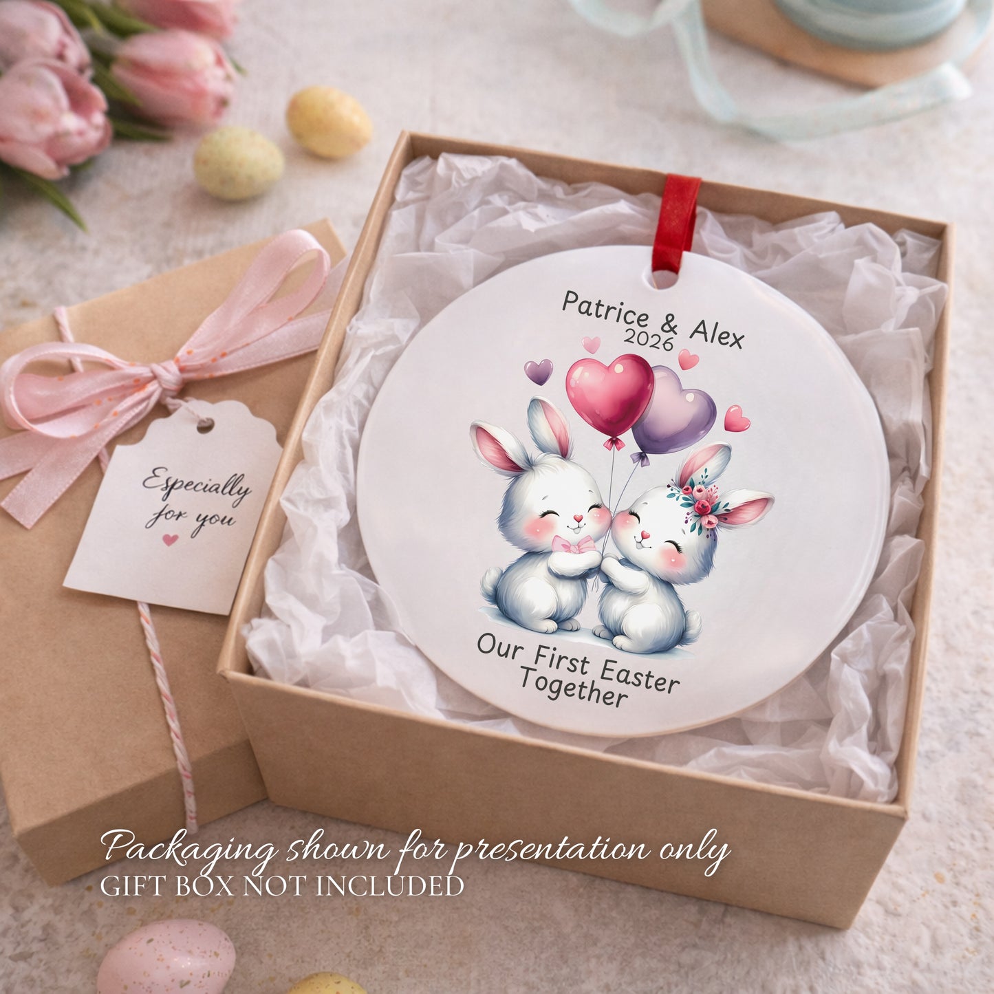 Personalized Our First Easter Together Ornament