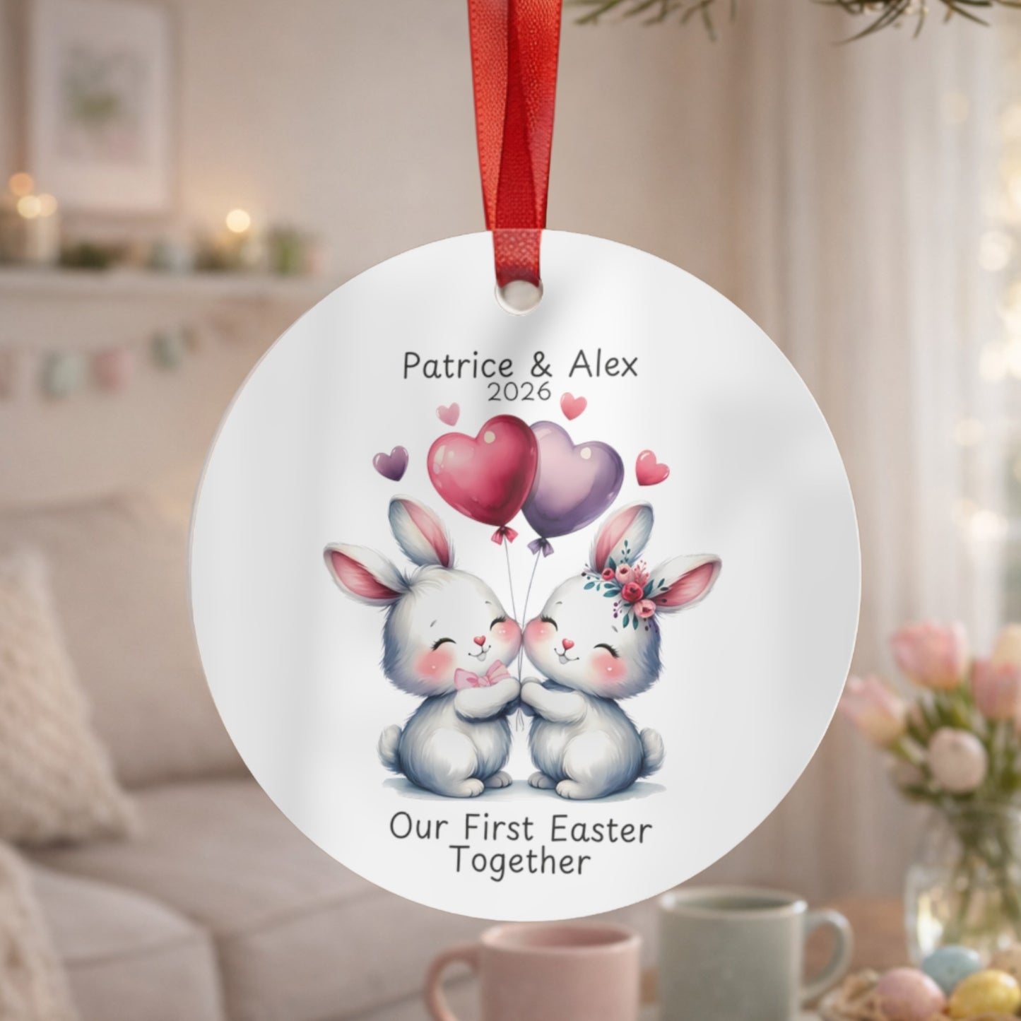Personalized Our First Easter Together Ornament