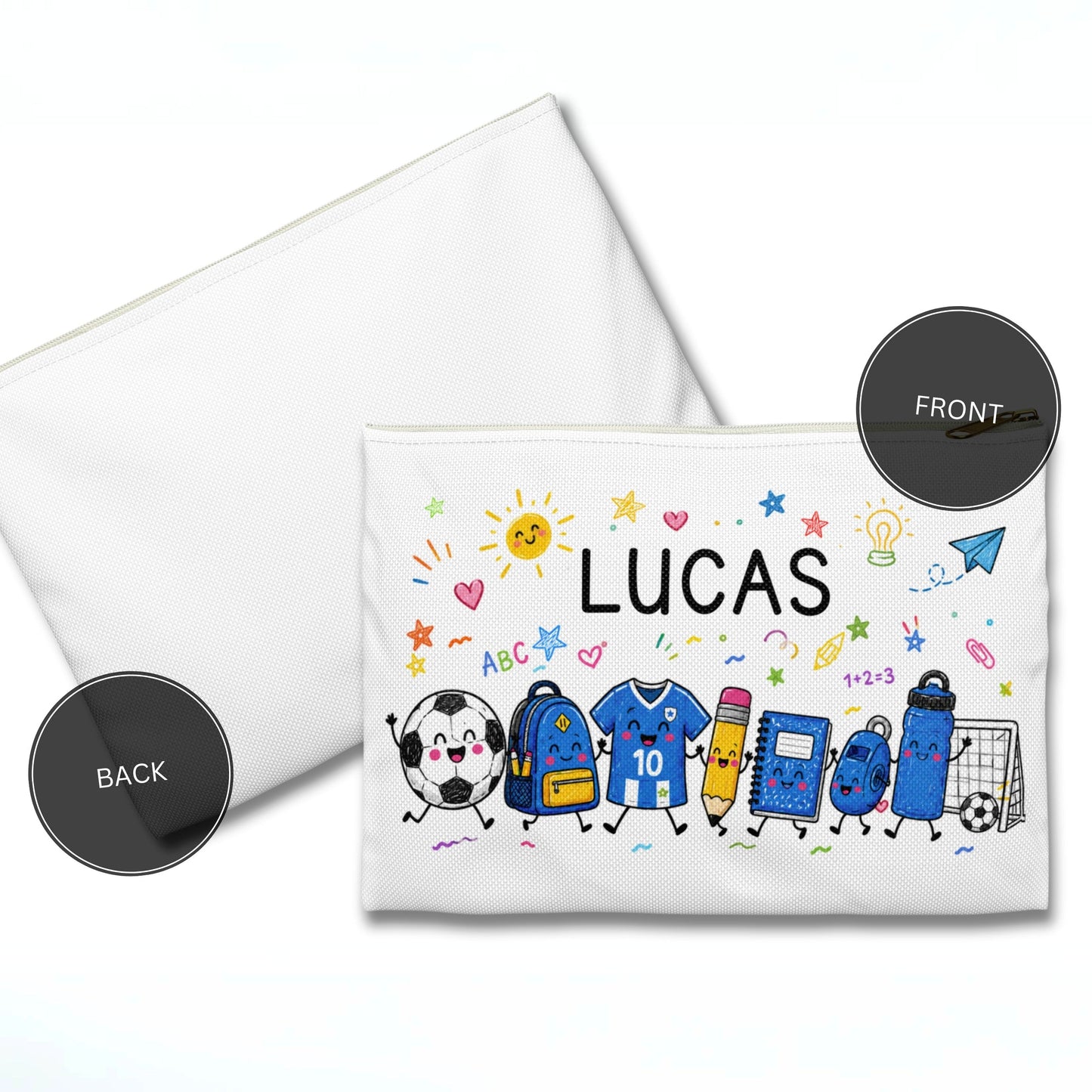 Personalized Soccer Pencil Case