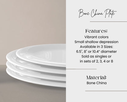 Bone China Dinner Plates Valentine Plates