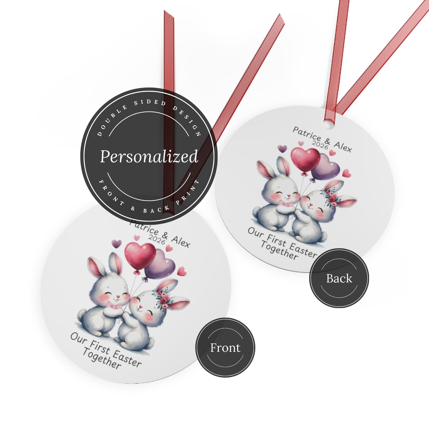 Personalized Our First Easter Together Ornament