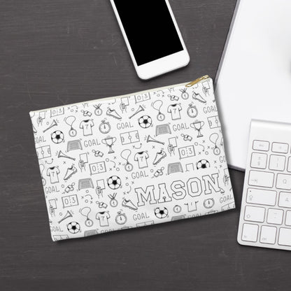 Personalized Soccer Pencil Case