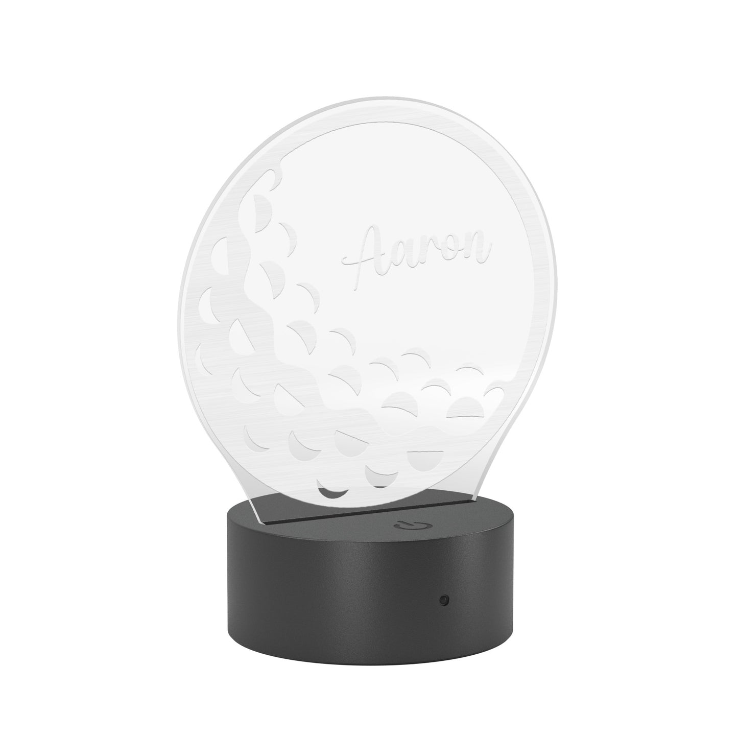 Personalized Golf Gift Golf Ball LED Name Light
