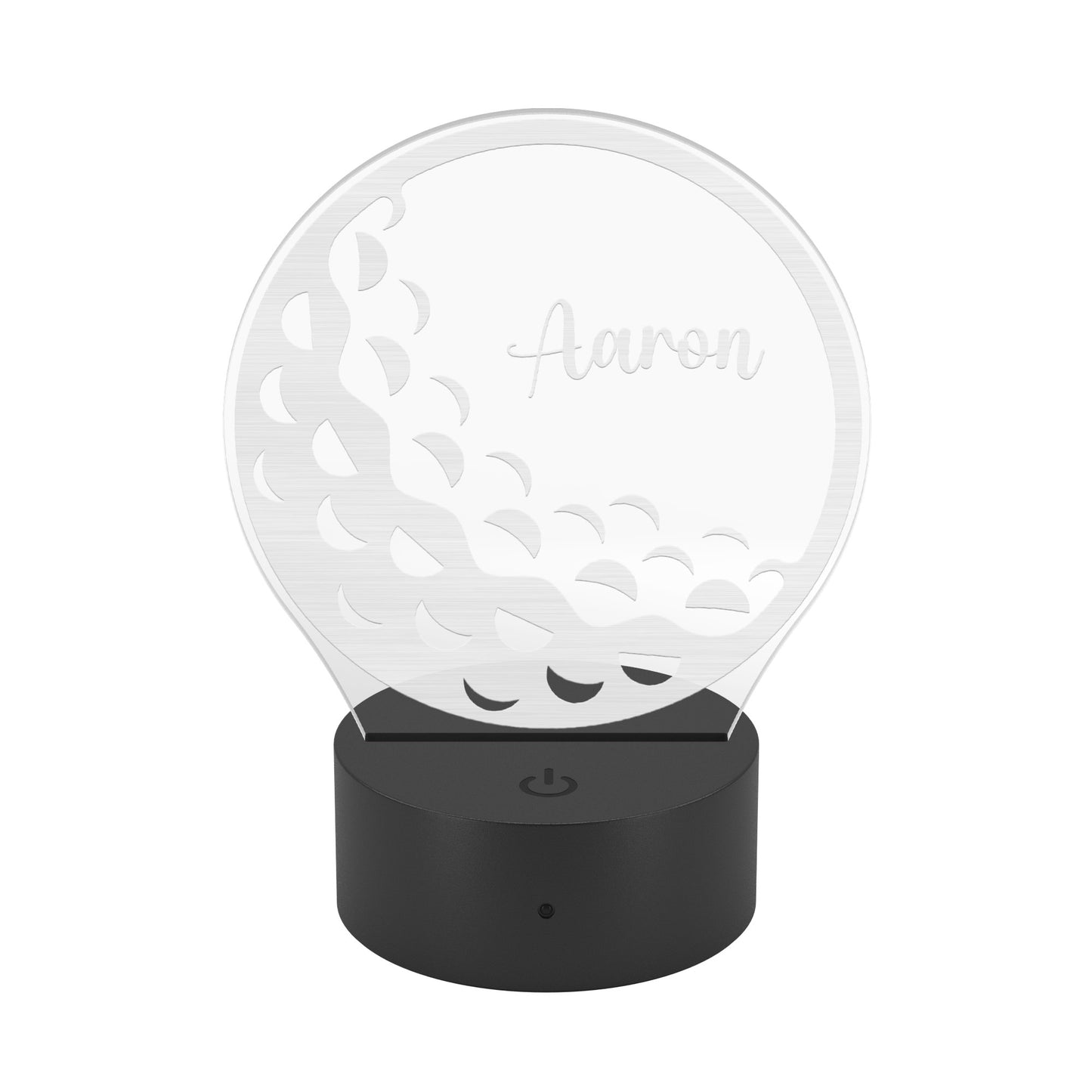 Personalized Golf Gift Golf Ball LED Name Light