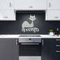 Metal Halloween Cat Wall Art Cat Home Decor