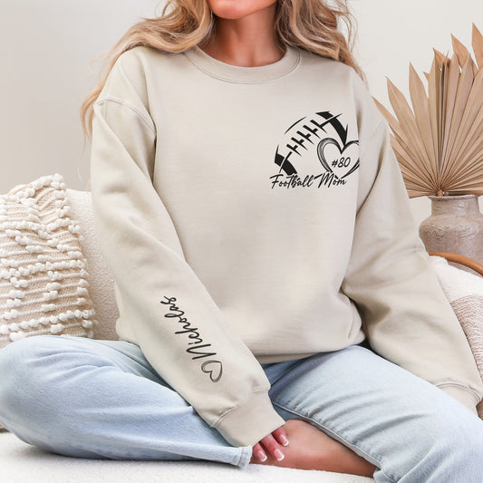Personalized Football Sweatshirt