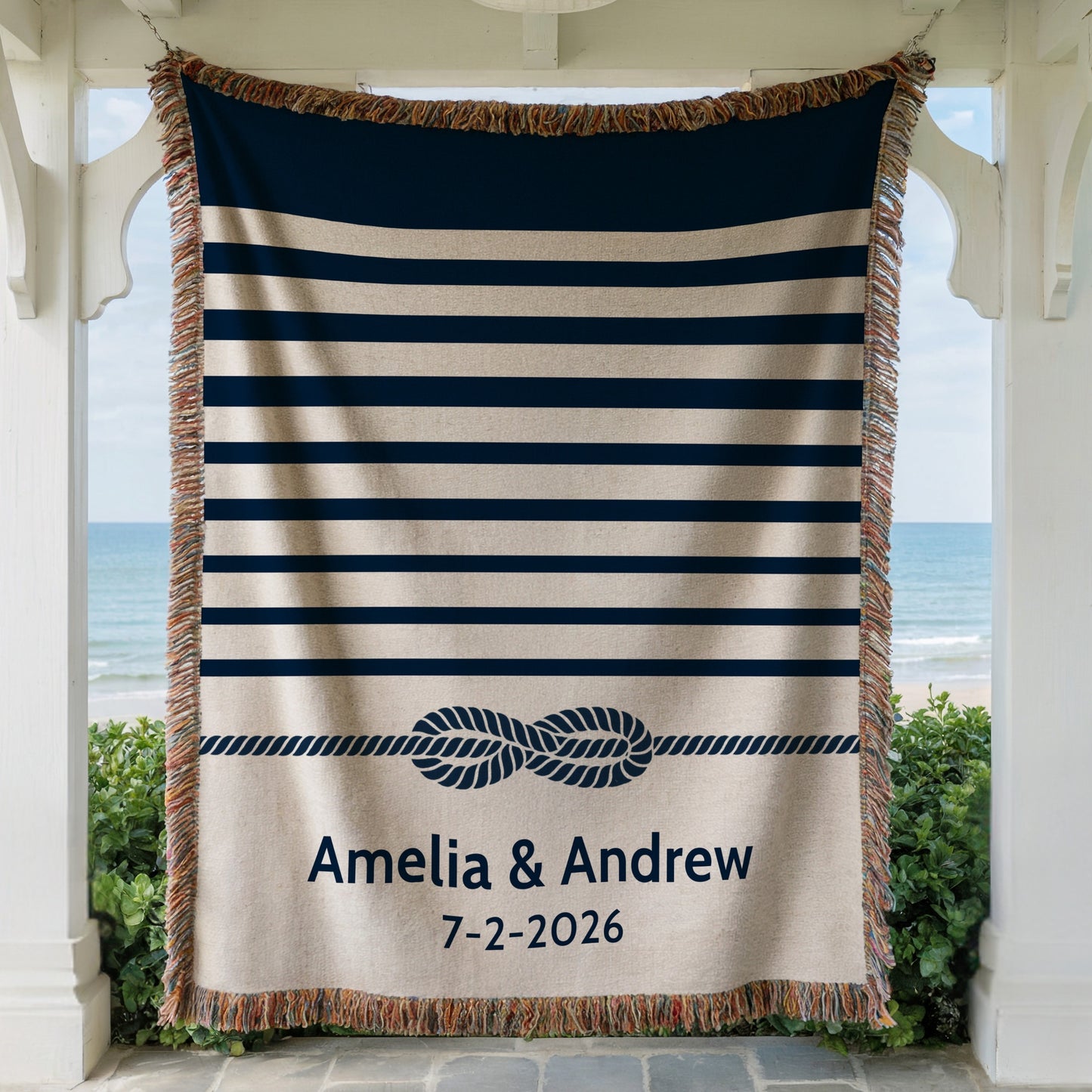 Tie The Knot Woven Blanket