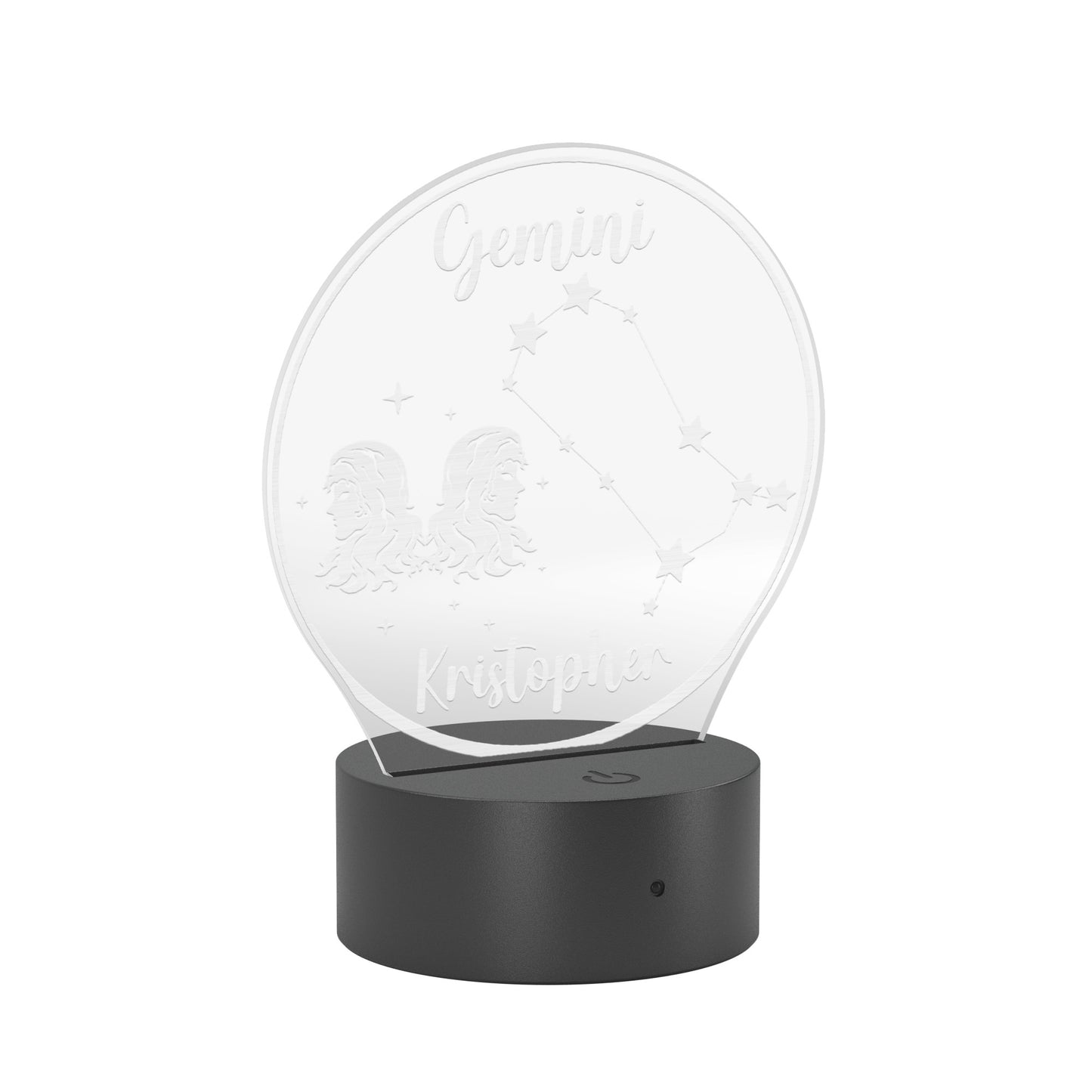 Personalized Gemini LED Light Gemini Gift Ideas
