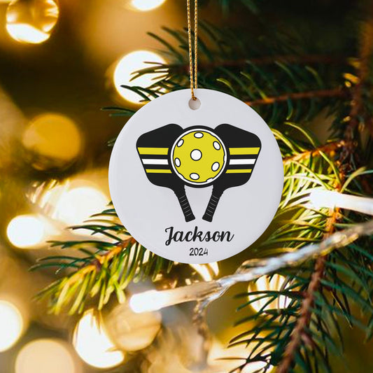 Custom Pickleball Ornament Pickleball Player Gift