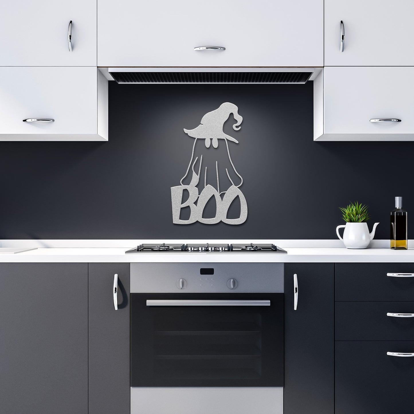 Sheet Ghost Wall Art Metal Halloween Sign