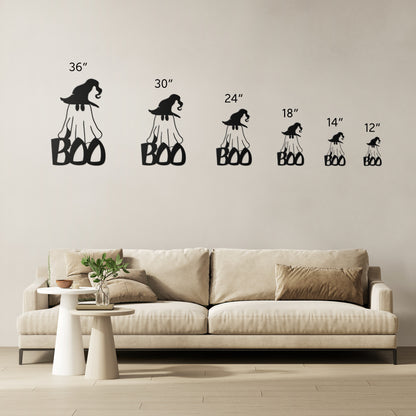 Sheet Ghost Wall Art Metal Halloween Sign