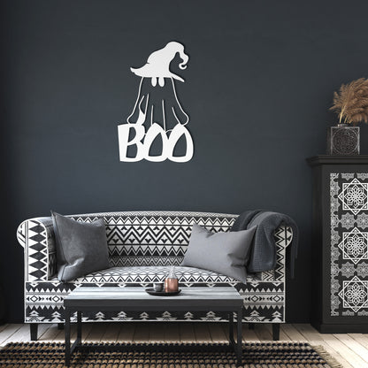 Sheet Ghost Wall Art Metal Halloween Sign