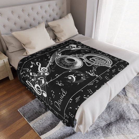 Personalized Sousaphone Blanket
